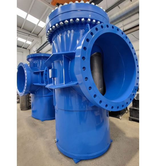 Simplex basket strainer DN1200 48 class 300 desalination potable water supply pipeline